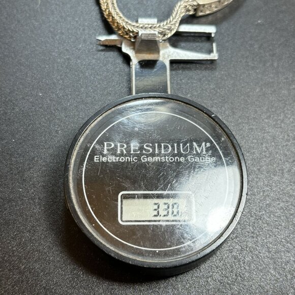 VTG Luis Hill Sterling Silver 925 Scroll Design ID Style Bracelet Woven Link 7" - Picture 11 of 12